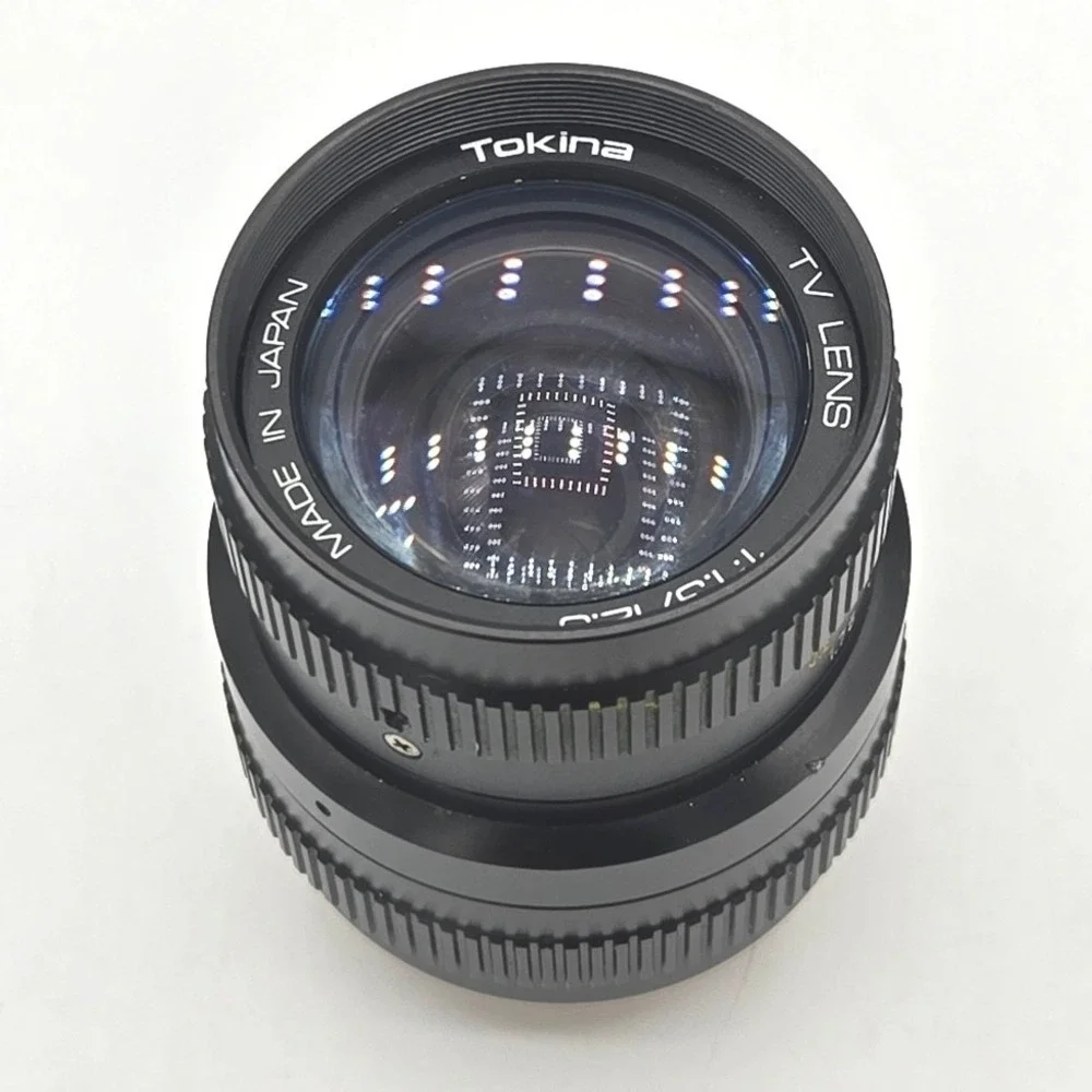 Vintage Tokina 12.5mm f/1.3 TV Lens - C-Mount Made in‎ Japan